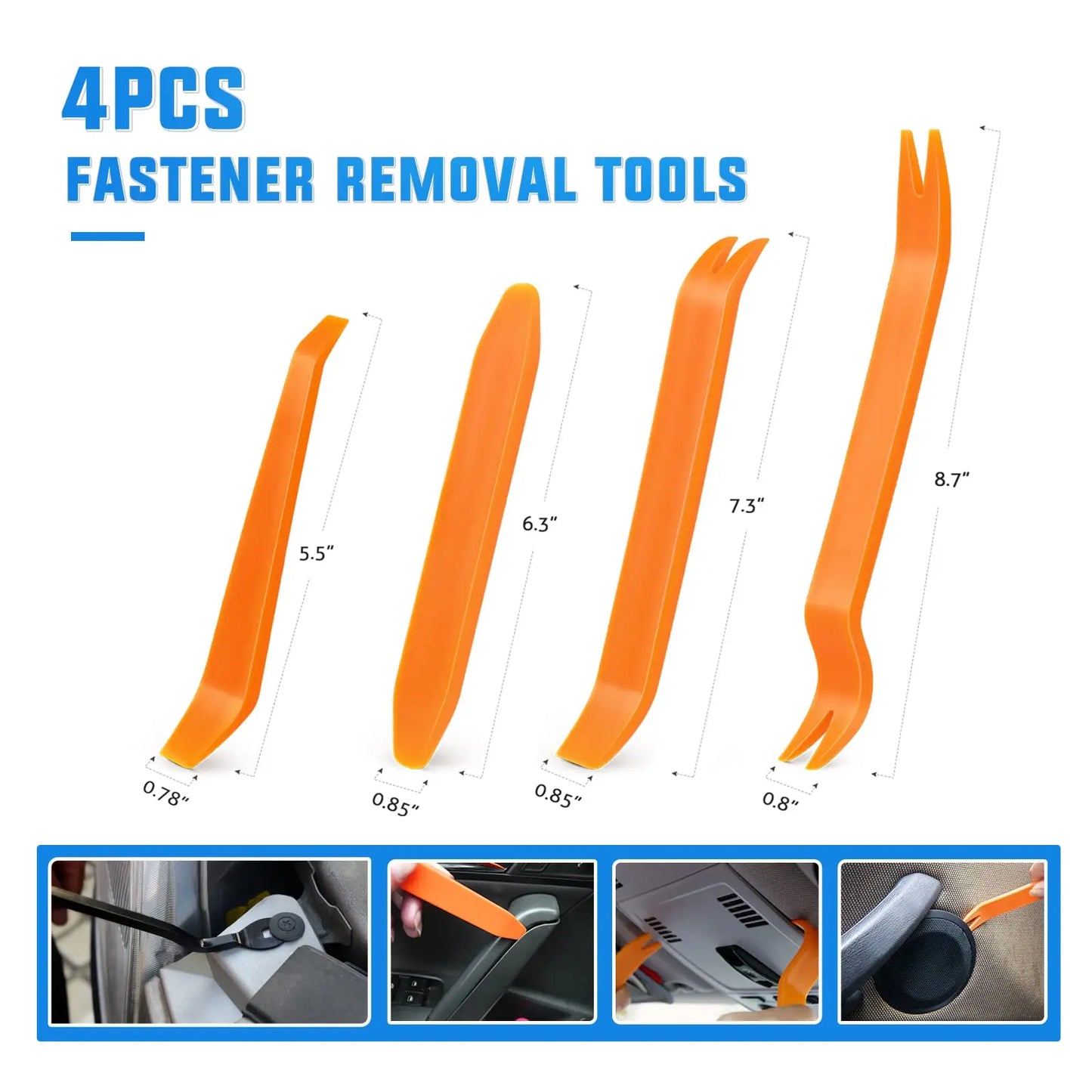 725 Clips Pare-chocs Auto - Kit Fixations Plastique Universel Toyota GM Ford Honda