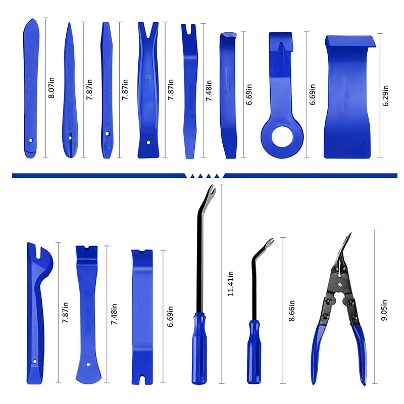 Kit de démontage automobile 5, 11 ou 41 pièces – Garnitures, tableau de bord & autoradio