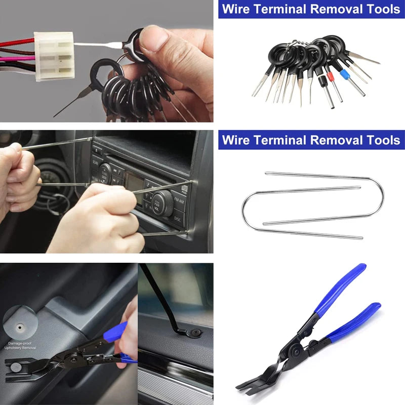 Kit de démontage automobile 5, 11 ou 41 pièces – Garnitures, tableau de bord & autoradio