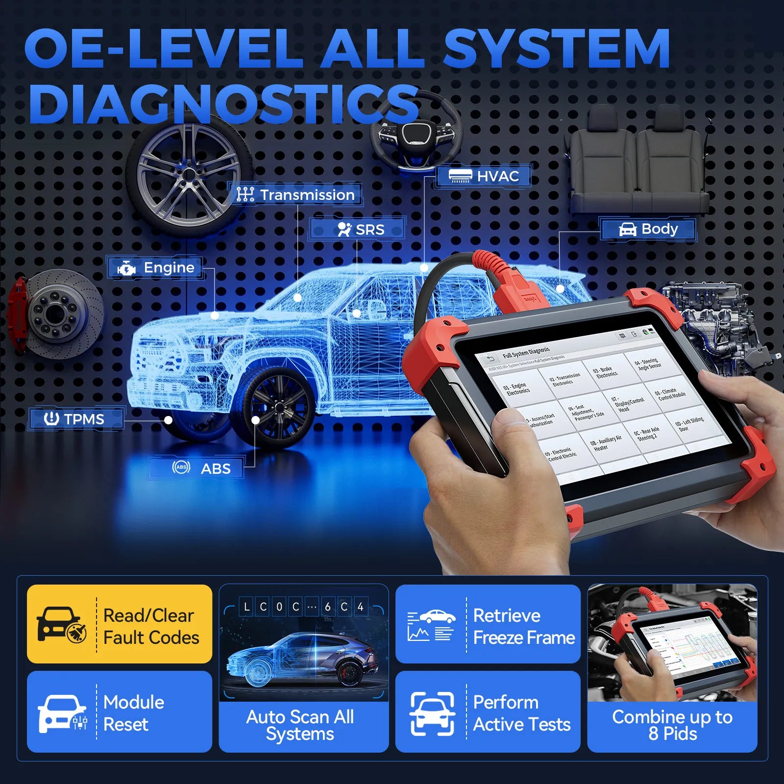 XTOOL D7 – Valise de diagnostic automobile OBD2 multimarque