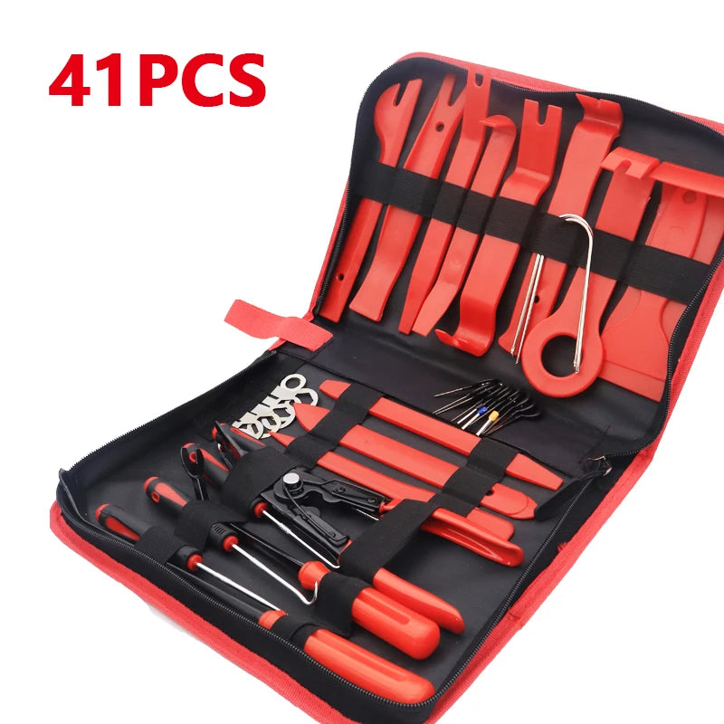 Kit Démontage Auto 5/11/41 Pièces - Outils Retrait Tableau de Bord Autoradio
