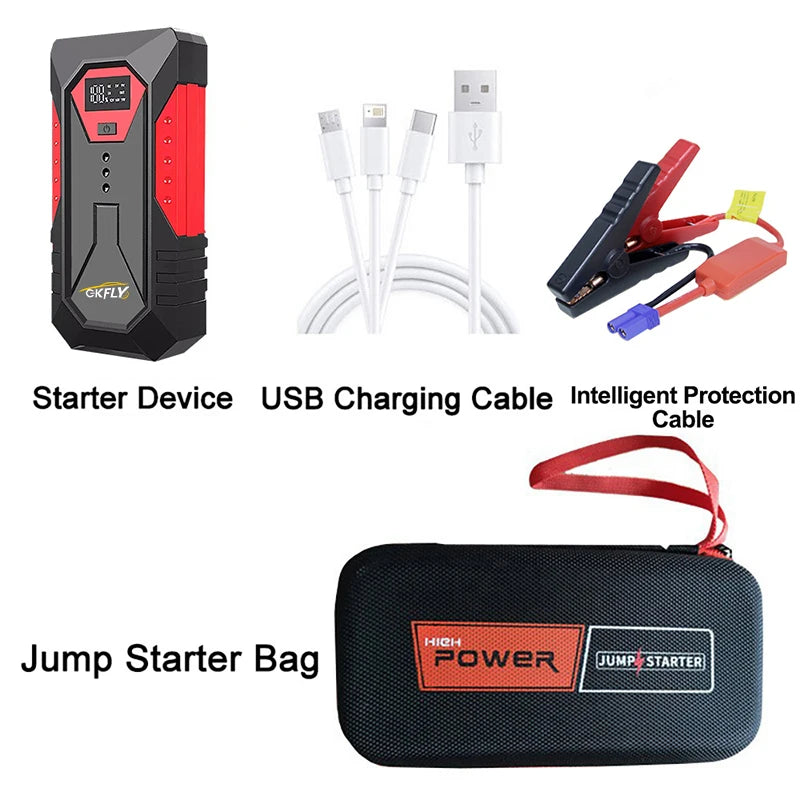 99800mAh Démarreur Batterie 5000A - Booster Portable Haute Capacité