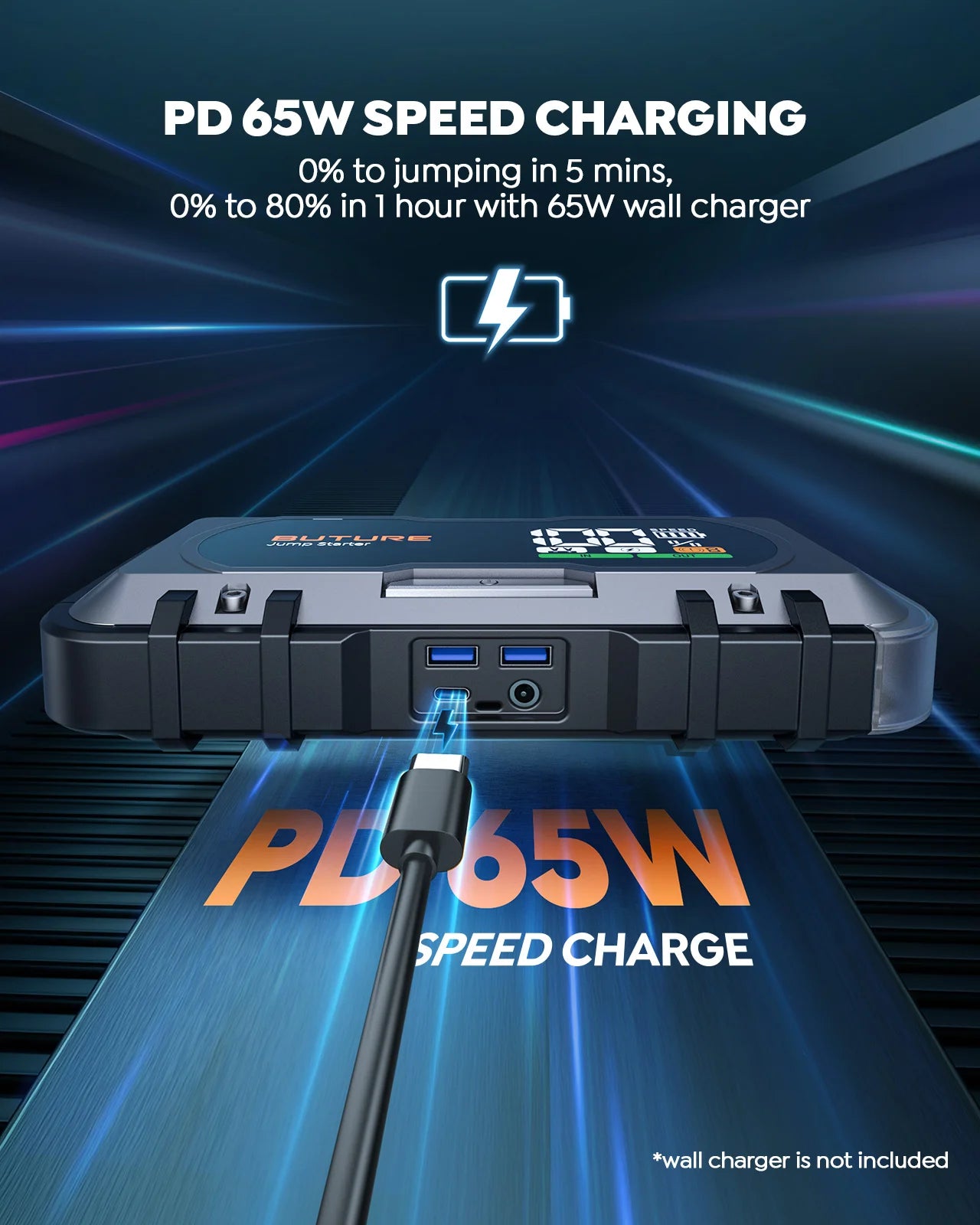 Démarreur de secour mini Booster ( 6000 A) livraison rapide france.