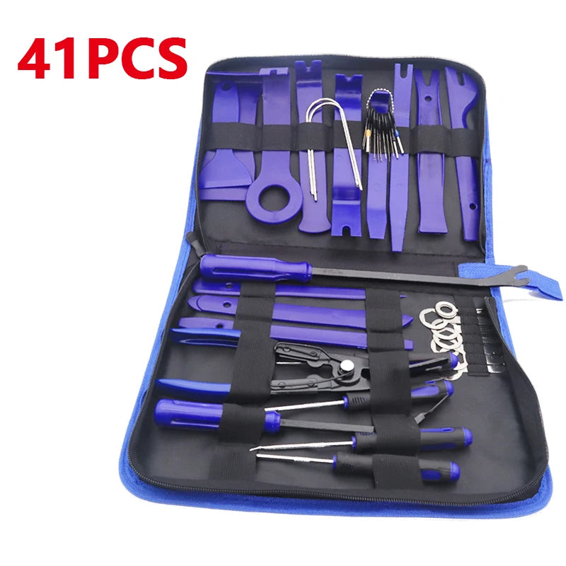 Kit Démontage Auto 5/11/41 Pièces - Outils Retrait Tableau de Bord Autoradio