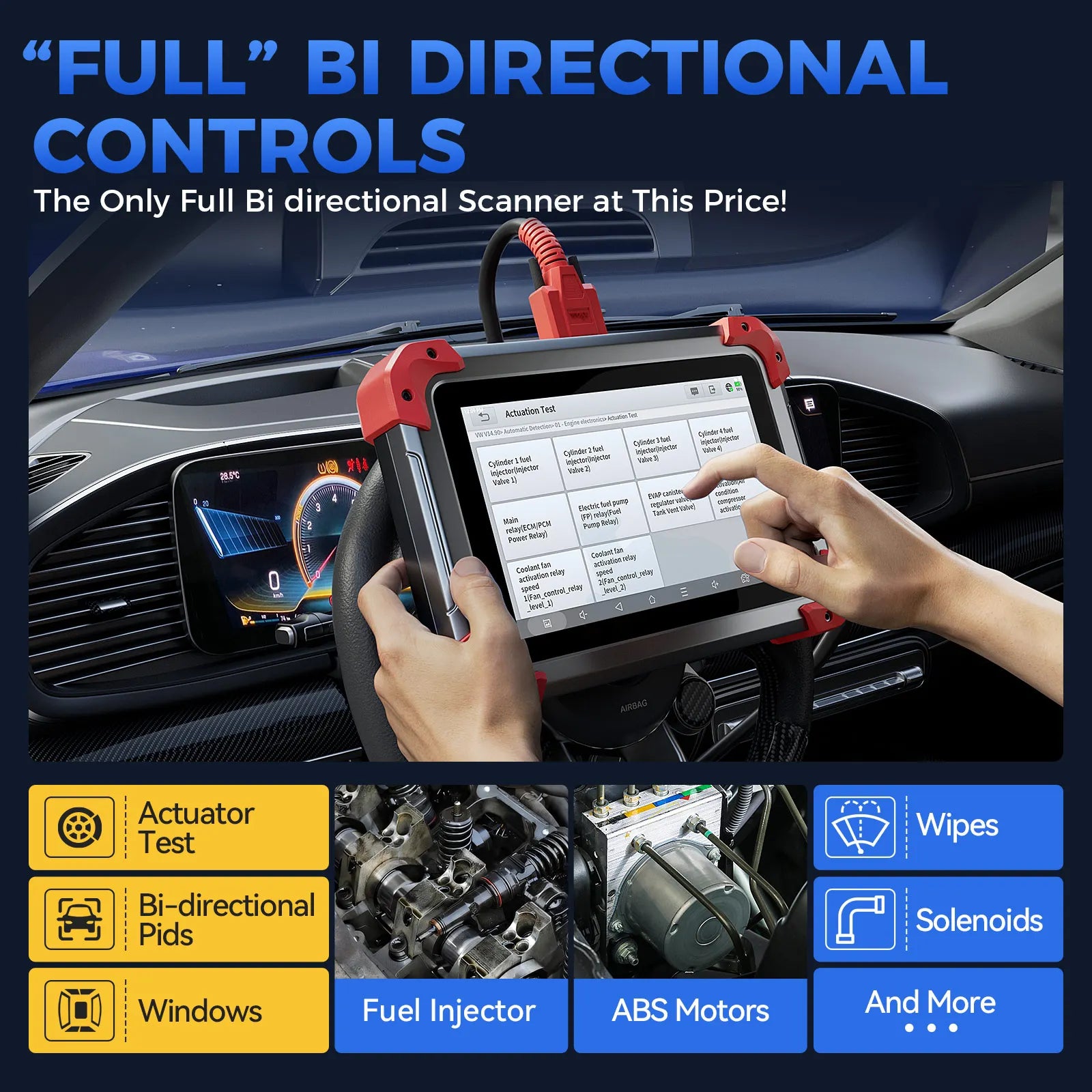 XTOOL D7 – Valise de diagnostic automobile OBD2 multimarque