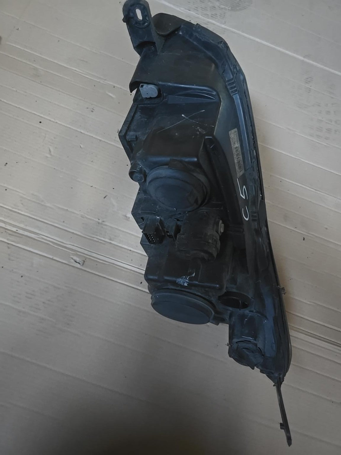 Phare avant droit xénon Citroën C5 Phase 2 - vue arrière